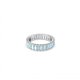 Anillo Swarovski Matrix 5661907 baguette azules