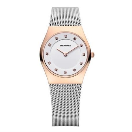 Reloj Bering Classic Collection 11927-064 Mujer Acero Rosé Cuarzo