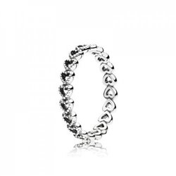 Anillo Pandora 190980-54 Mujer plata Corazones