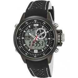 Reloj RADIANT NICKEL FREE RA400601 Hombre Silicona Negro Cronógrafo