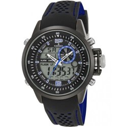 Reloj RADIANT NICKEL FREE RA400603 Hombre Silicona Negro Cronógrafo