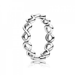 Anillo Pandora Brillo Infinito 190994-54 Mujer Plata 