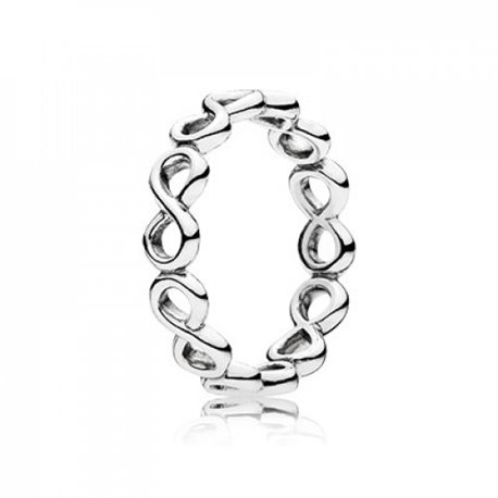 Anillo Pandora Brillo Infinito 190994-54 Mujer Plata 