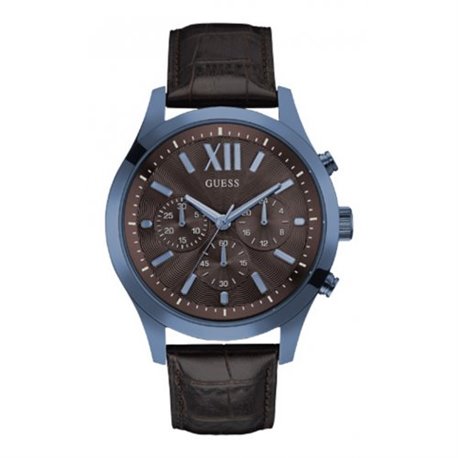 Reloj Guess Elevation W0789G2 Hombre Marrón Piel Cronógrafo