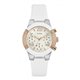 Reloj Guess Rockstar W0773L1 Mujer Blanco Silicona Multifunción