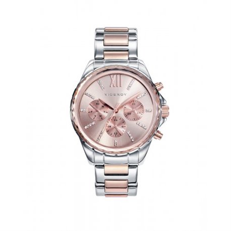 Reloj Viceroy  40930-73 Mujer Rosa Acero Multifunción