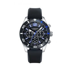 Reloj Viceroy  401023-55 Hombre Negro Silicona Cronógrafo