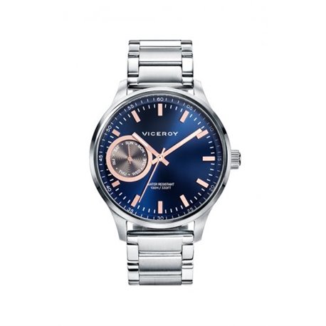 Reloj Viceroy  471057-37 Hombre Azul Acero Multifunción