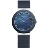 Reloj  BERING Cerámica azul 11435-387 mujer plateado