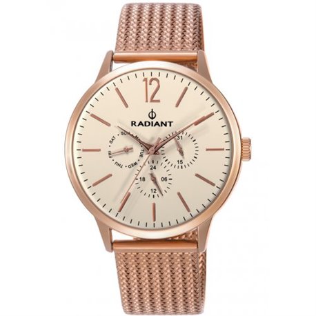 Reloj  Radiant New British RA415615 Hombre Beige Multifunción