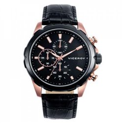 Reloj Viceroy 46595-57 Hombre Negro Cronógrafo Cuarzo