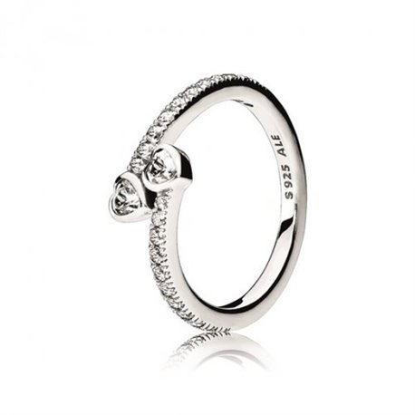 Anillo Pandora 191023CZ-50 Mujer Plata Corazón Circonitas