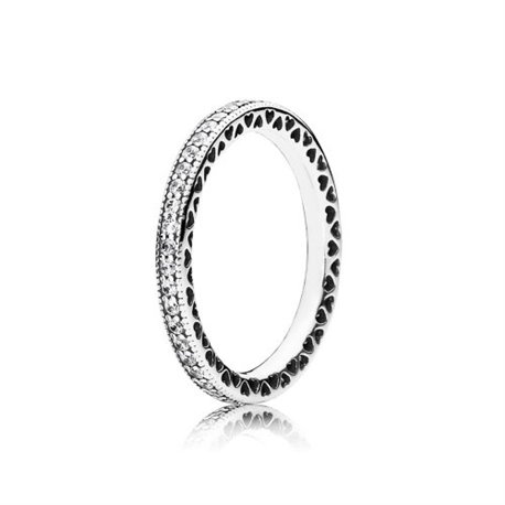 Anillo Pandora 190963CZ-56 Mujer Corazones Pandora