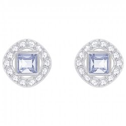 Pendientes Botón Swarovski 5352048 Mujer Angelic Square Cristal