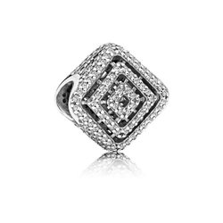 Abalorio Charm Pandora 796211CZ Plata Circonitas Líneas Radiantes