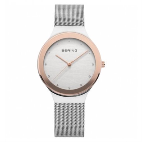 Reloj Bering 12934-060 Mujer Gris Acero Cuarzo