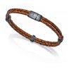 Pulsera Viceroy 75011P09011 hombre acero y piel