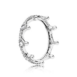 Anillo Pandora 197087CZ-54 mujer plata Corona Encantada