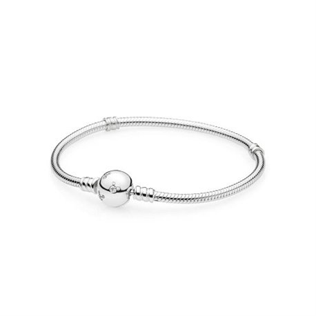 Pulsera Pandora 590731CZ-16 mujer plata Disney Moments Mickey