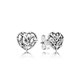 Pendientes Pandora 297085 mujer plata Corazones Floreciente