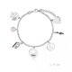 Pulsera VERUTIA 159201A mujer plata piedras